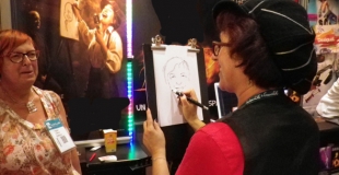 Caricaturiste pour une soirée d'inauguration (59)