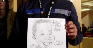 Caricatures projetées