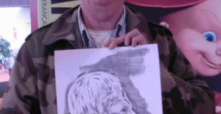 Caricaturiste et speed painting - Birdy