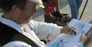Caricaturiste issu de la publicité