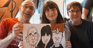 Caricaturiste au Mans