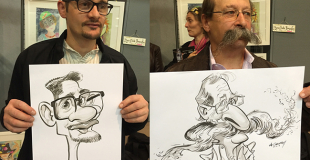 caricatures en soirée privée
