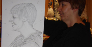 Caricaturiste issu de la bande dessinée