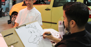 Tony caricature en Bourgogne