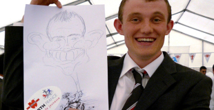 Caricaturiste comédien clownesque - Chris, le Croqueur de Poire